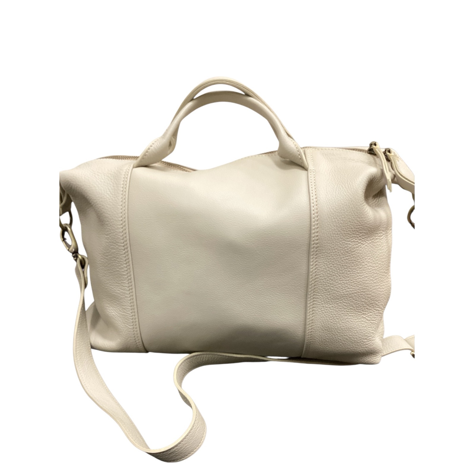 Never Used Sapahn Purse Women’s 1 Size Linda Jean Pebbled Leather Handles &Strap — image 5 of 8